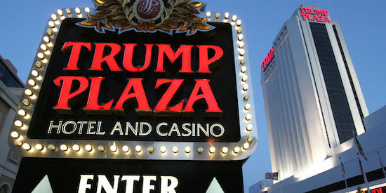 Atlantic City, UNITED STATES: The Trump Plaza hotel and casino in Atlantic City, New Jersey, is pictured 25 May 2007. Gambling has been legal in Atlantic City, one of the few such cities in the United States, since the first casino opened in 1978. AFP PHOTO/SAUL LOEB (Photo credit should read SAUL LOEB/AFP/Getty Images)