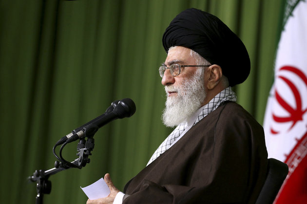 OFFICE OF THE IRANIAN SUPREME LEADER /ASSOCIATED PRESS Ayatollah Khamenei predicted 'divine vengeance' for Saudi Arabia.